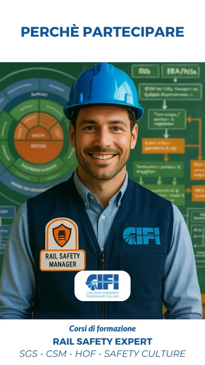 Perchè partecipare al corso Rail Safety Expert organizzato dal CIFI