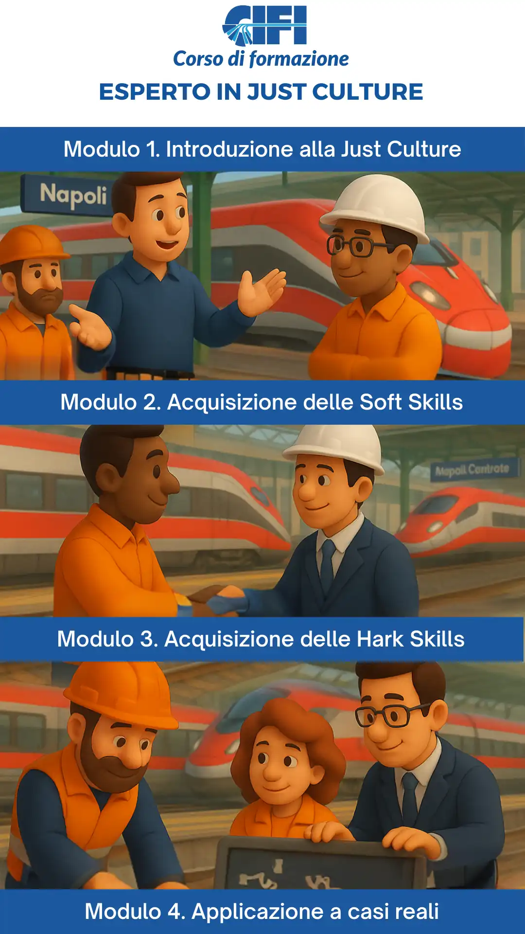 Moduli del corso Esperto in Just Culture