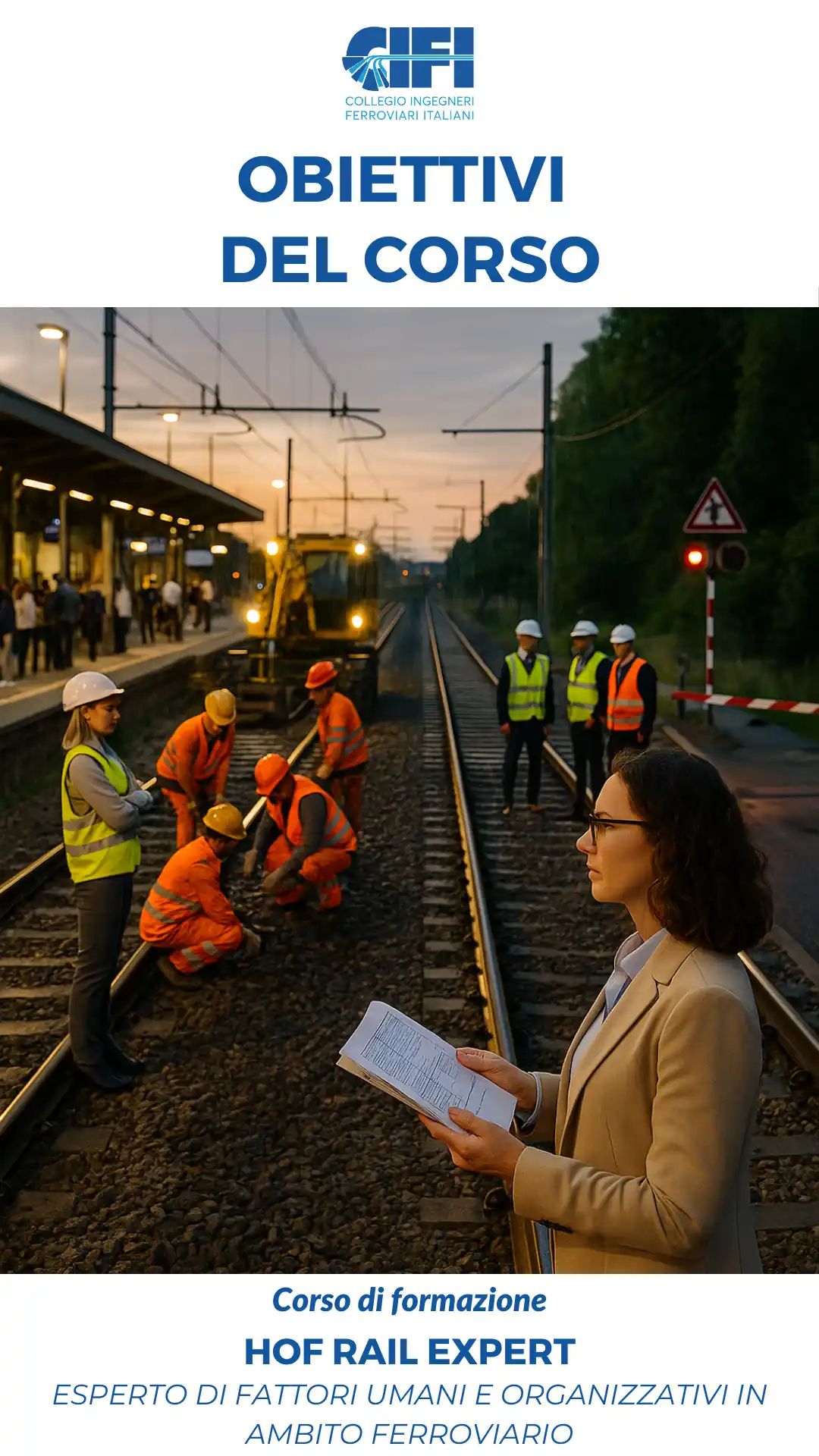 HOF Rail Expert obiettivi del corso CIFI