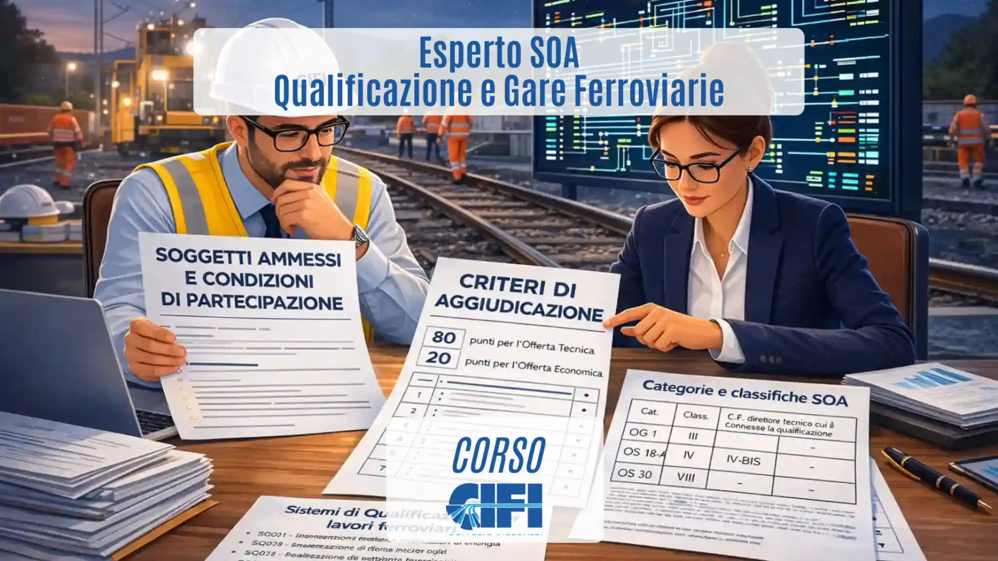 Esperto SOA Esperto Attestazioni SOA, qualificazioni ferroviarie e gare d'appalto